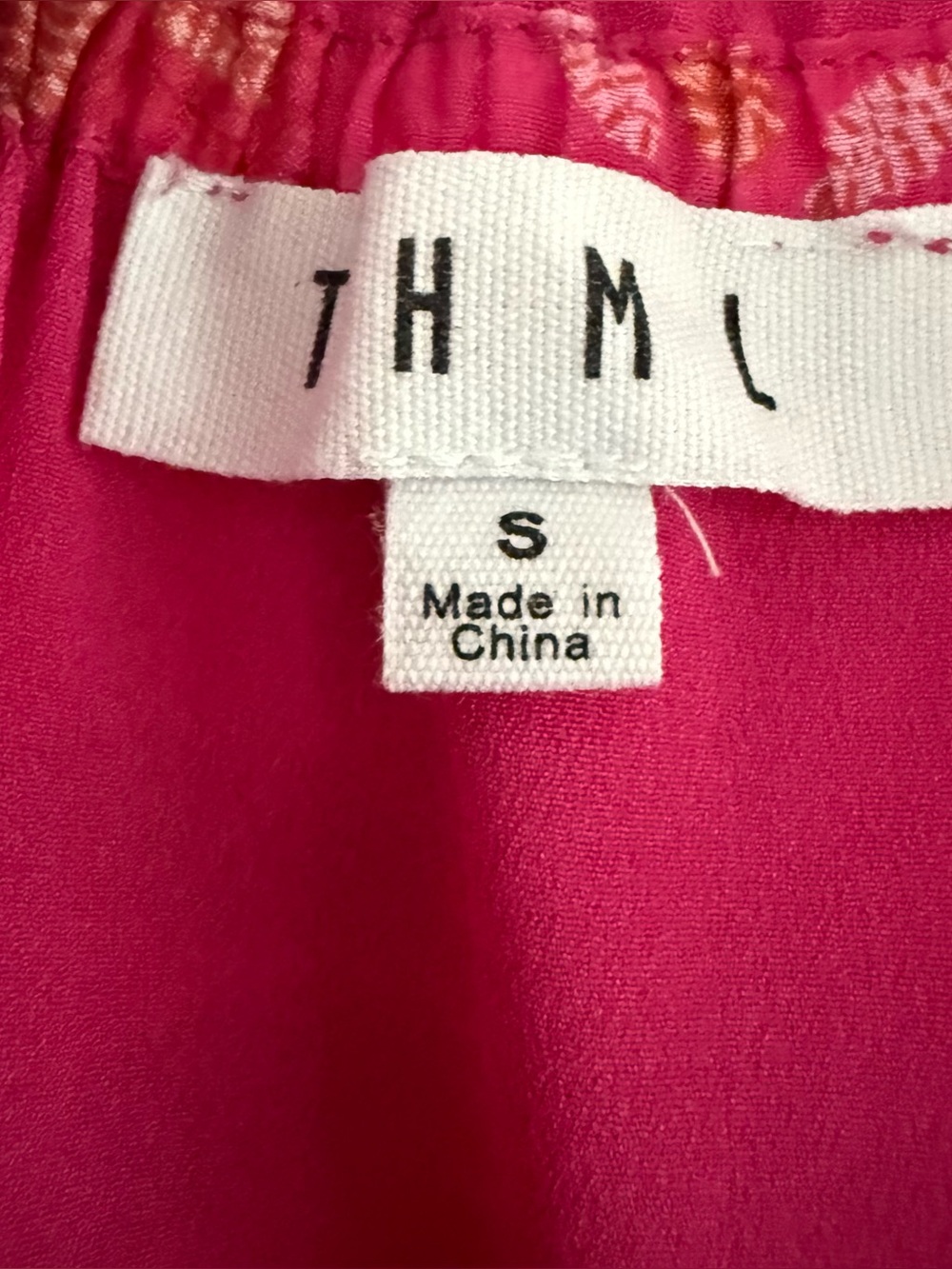 Bright Pink Floral Blouse - Picture 4 of 9
